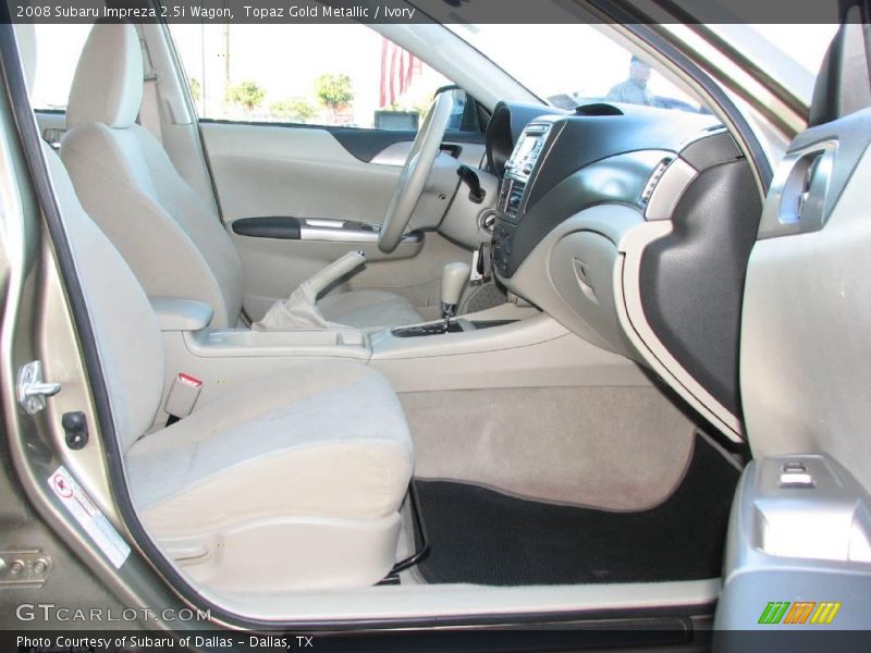 Topaz Gold Metallic / Ivory 2008 Subaru Impreza 2.5i Wagon