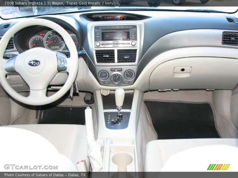Topaz Gold Metallic / Ivory 2008 Subaru Impreza 2.5i Wagon