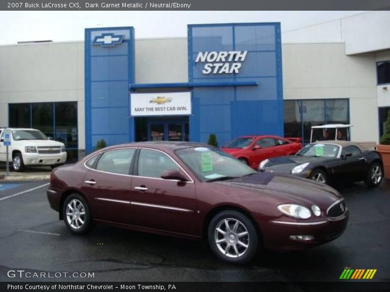 Dark Garnet Metallic / Neutral/Ebony 2007 Buick LaCrosse CXS
