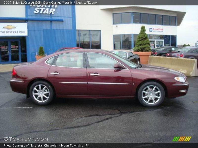 Dark Garnet Metallic / Neutral/Ebony 2007 Buick LaCrosse CXS