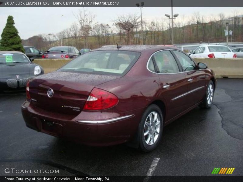 Dark Garnet Metallic / Neutral/Ebony 2007 Buick LaCrosse CXS