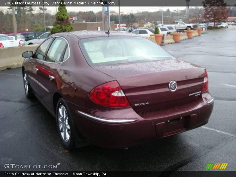 Dark Garnet Metallic / Neutral/Ebony 2007 Buick LaCrosse CXS