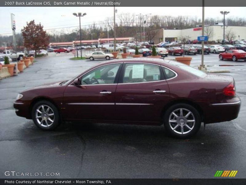 Dark Garnet Metallic / Neutral/Ebony 2007 Buick LaCrosse CXS