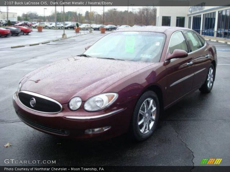 Dark Garnet Metallic / Neutral/Ebony 2007 Buick LaCrosse CXS