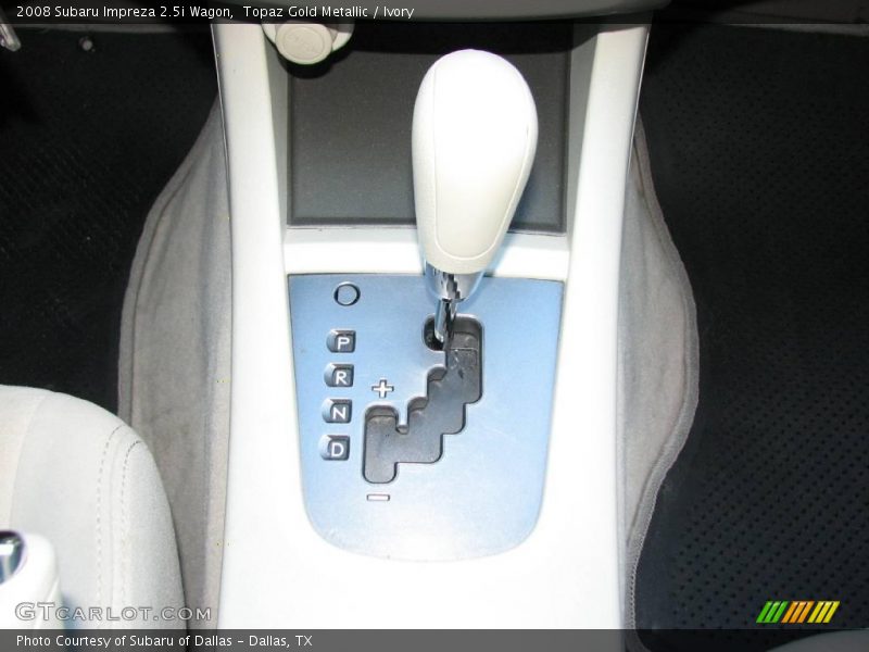 Topaz Gold Metallic / Ivory 2008 Subaru Impreza 2.5i Wagon