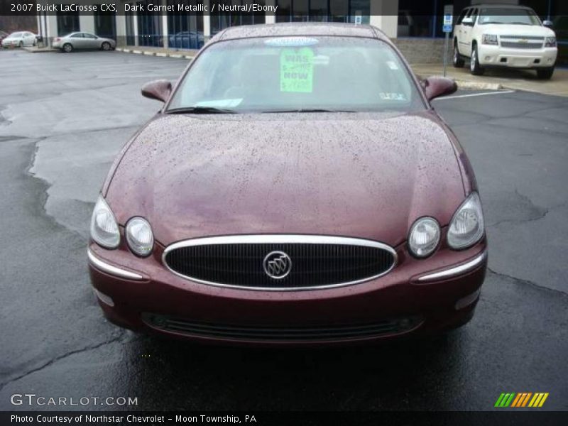 Dark Garnet Metallic / Neutral/Ebony 2007 Buick LaCrosse CXS