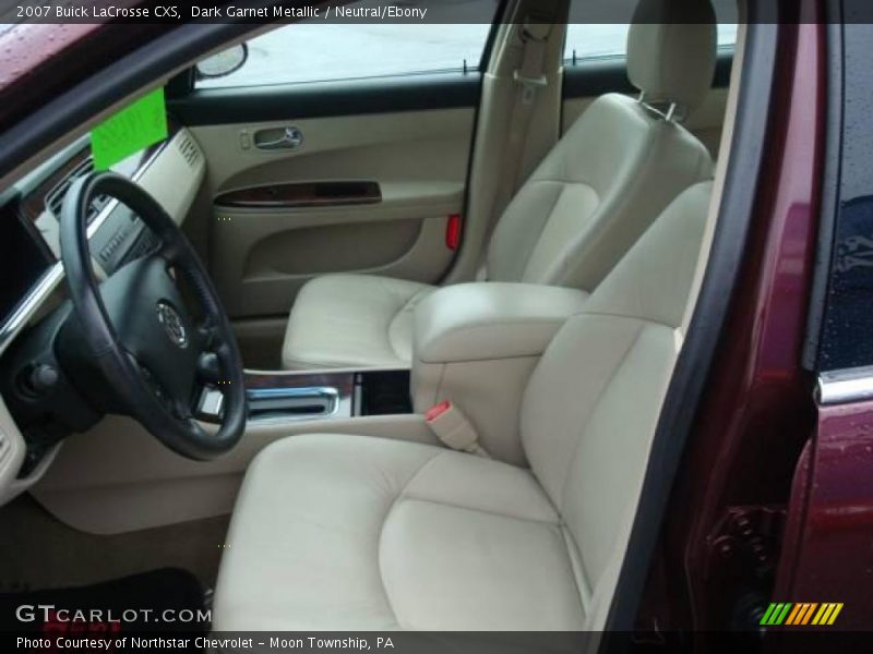 Dark Garnet Metallic / Neutral/Ebony 2007 Buick LaCrosse CXS