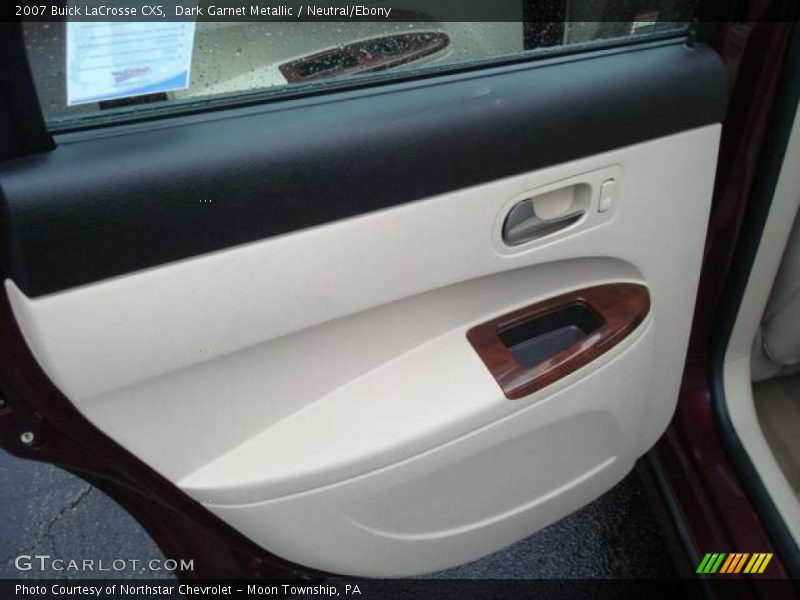 Dark Garnet Metallic / Neutral/Ebony 2007 Buick LaCrosse CXS