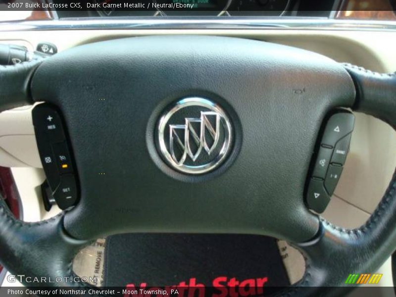 Dark Garnet Metallic / Neutral/Ebony 2007 Buick LaCrosse CXS