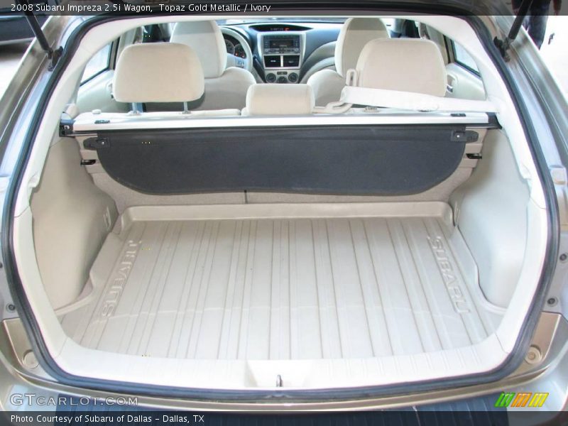 Topaz Gold Metallic / Ivory 2008 Subaru Impreza 2.5i Wagon