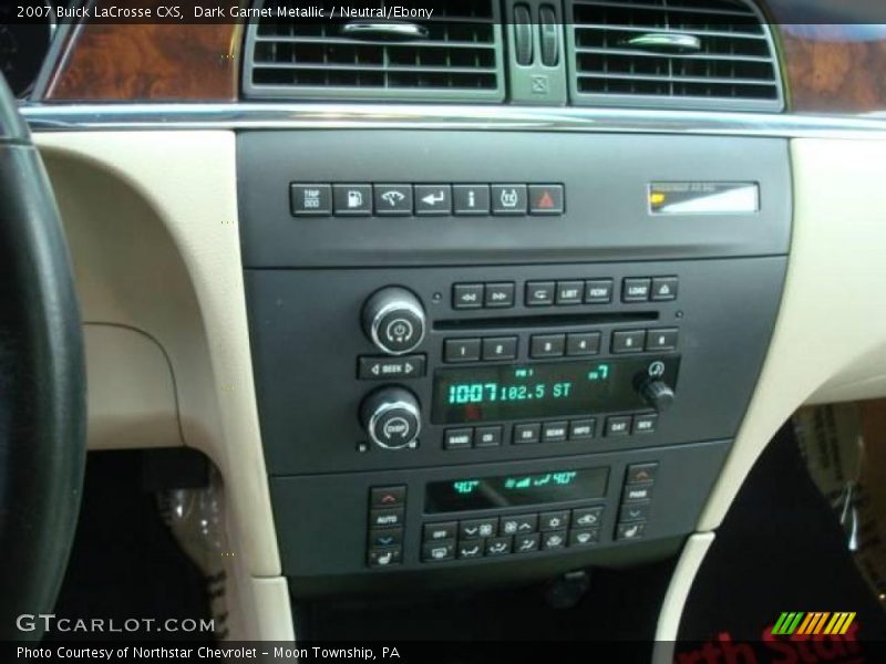 Dark Garnet Metallic / Neutral/Ebony 2007 Buick LaCrosse CXS