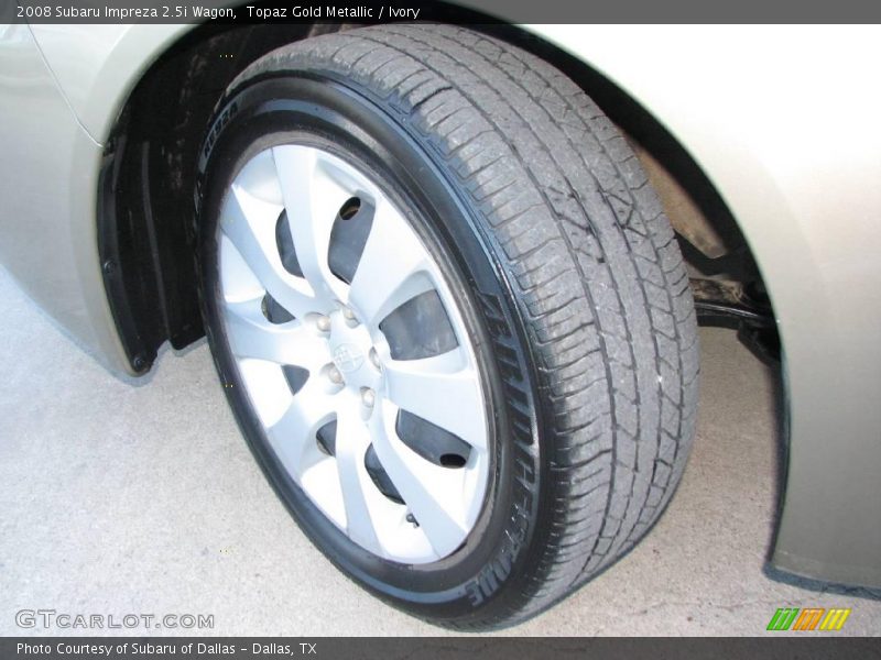 Topaz Gold Metallic / Ivory 2008 Subaru Impreza 2.5i Wagon