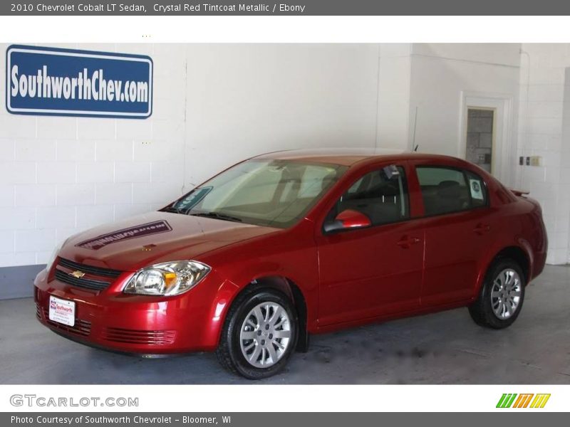 Crystal Red Tintcoat Metallic / Ebony 2010 Chevrolet Cobalt LT Sedan