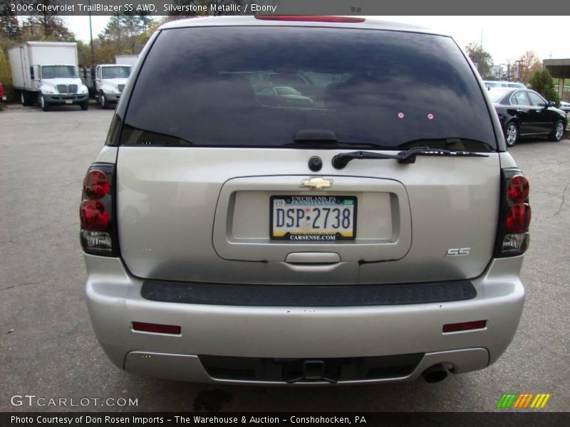 Silverstone Metallic / Ebony 2006 Chevrolet TrailBlazer SS AWD