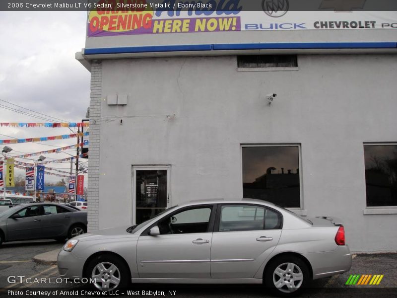 Silverstone Metallic / Ebony Black 2006 Chevrolet Malibu LT V6 Sedan