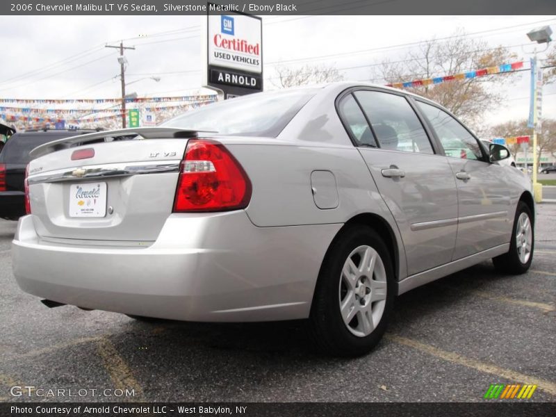 Silverstone Metallic / Ebony Black 2006 Chevrolet Malibu LT V6 Sedan
