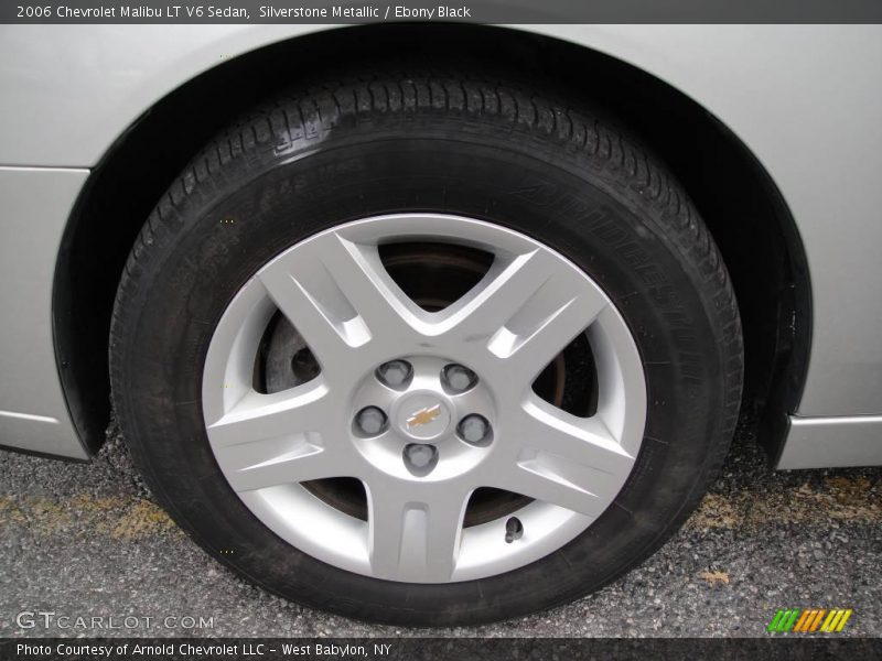 Silverstone Metallic / Ebony Black 2006 Chevrolet Malibu LT V6 Sedan