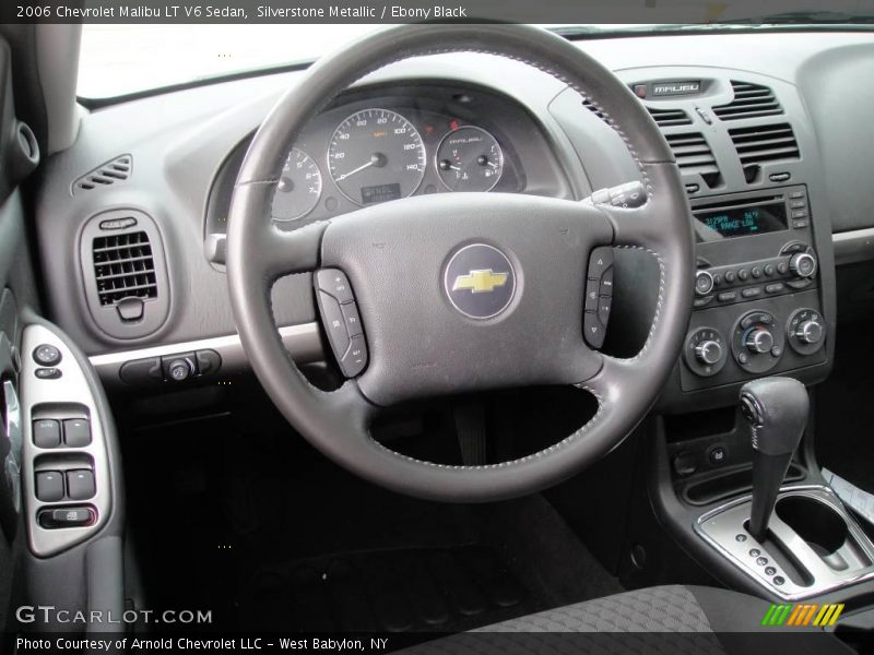 Silverstone Metallic / Ebony Black 2006 Chevrolet Malibu LT V6 Sedan