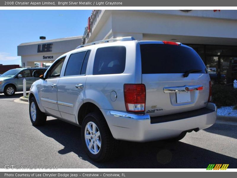 Bright Silver Metallic / Light Graystone 2008 Chrysler Aspen Limited