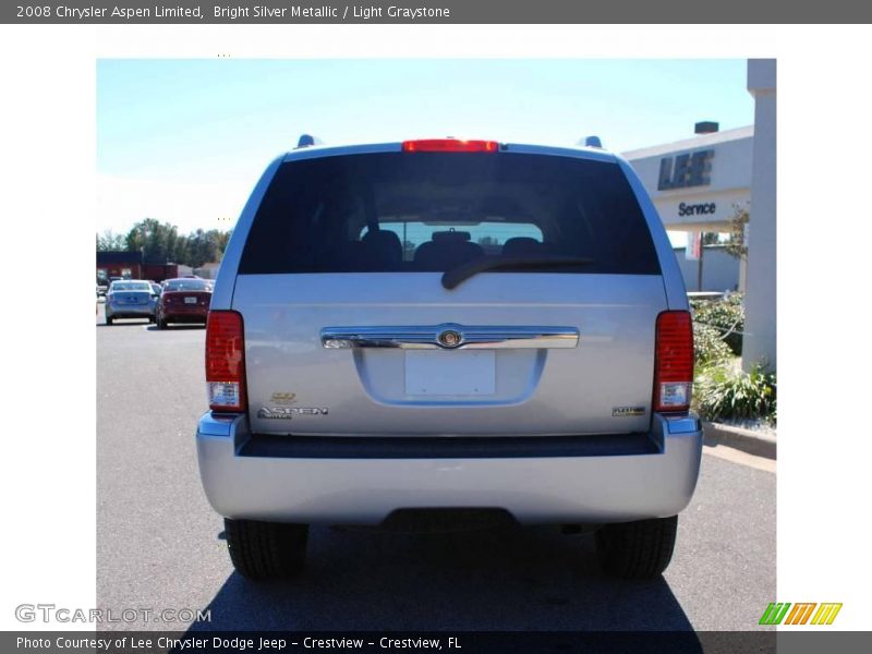 Bright Silver Metallic / Light Graystone 2008 Chrysler Aspen Limited