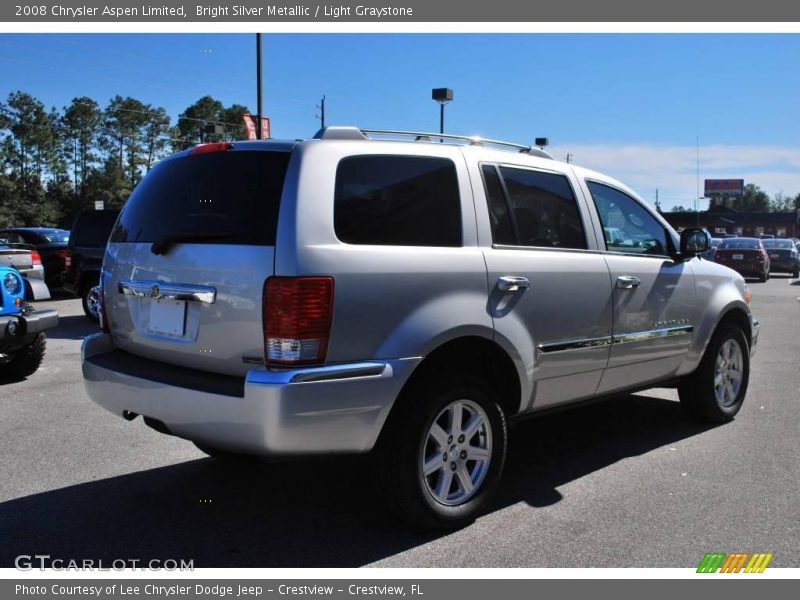 Bright Silver Metallic / Light Graystone 2008 Chrysler Aspen Limited