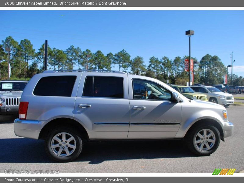 Bright Silver Metallic / Light Graystone 2008 Chrysler Aspen Limited