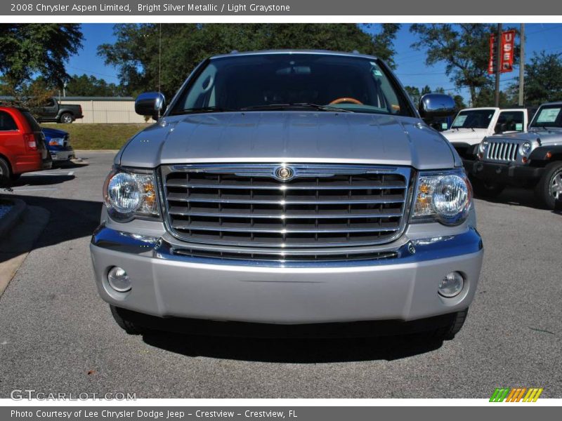 Bright Silver Metallic / Light Graystone 2008 Chrysler Aspen Limited