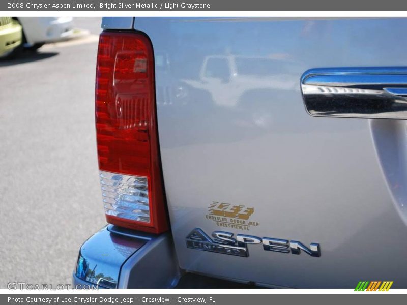 Bright Silver Metallic / Light Graystone 2008 Chrysler Aspen Limited