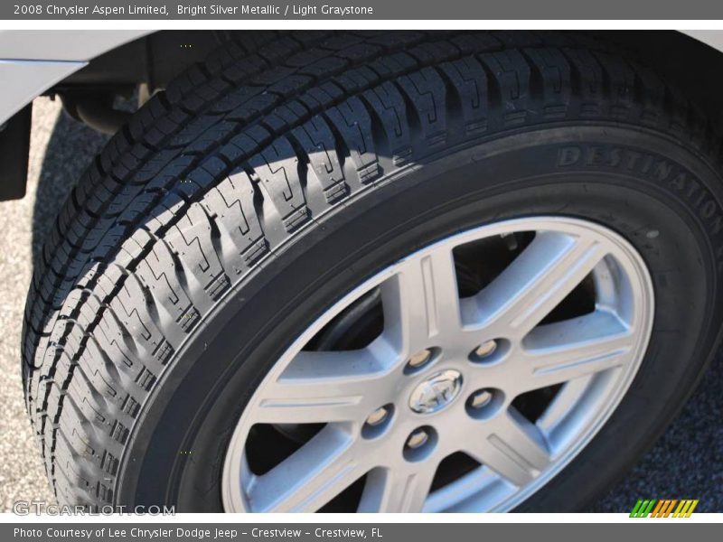 Bright Silver Metallic / Light Graystone 2008 Chrysler Aspen Limited