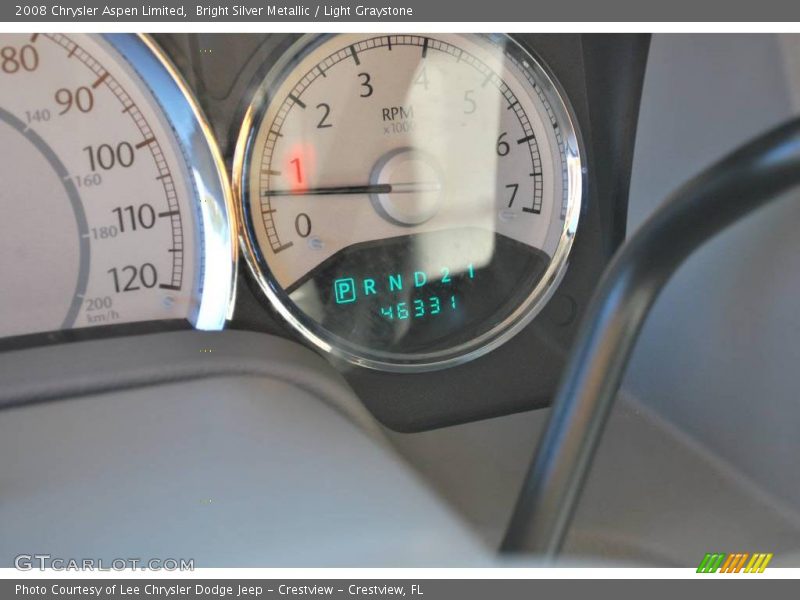 Bright Silver Metallic / Light Graystone 2008 Chrysler Aspen Limited