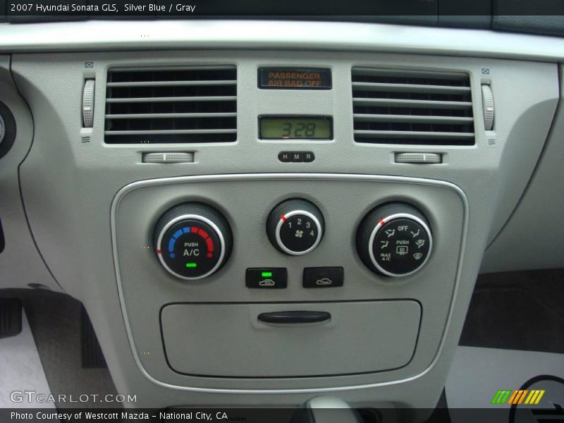 Silver Blue / Gray 2007 Hyundai Sonata GLS
