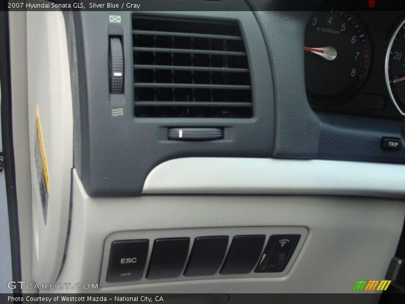 Silver Blue / Gray 2007 Hyundai Sonata GLS