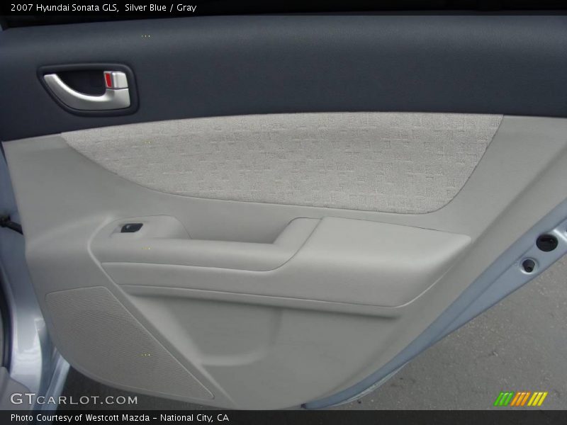 Silver Blue / Gray 2007 Hyundai Sonata GLS