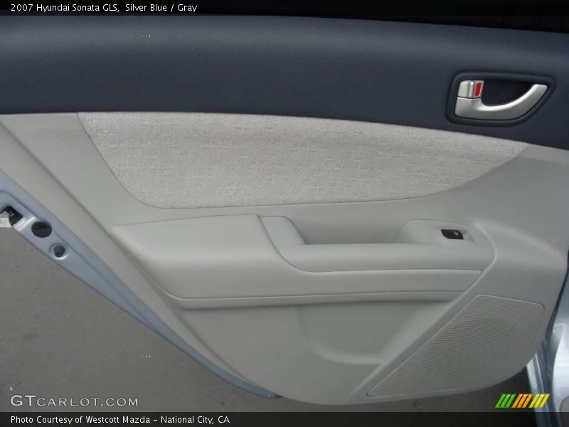 Silver Blue / Gray 2007 Hyundai Sonata GLS