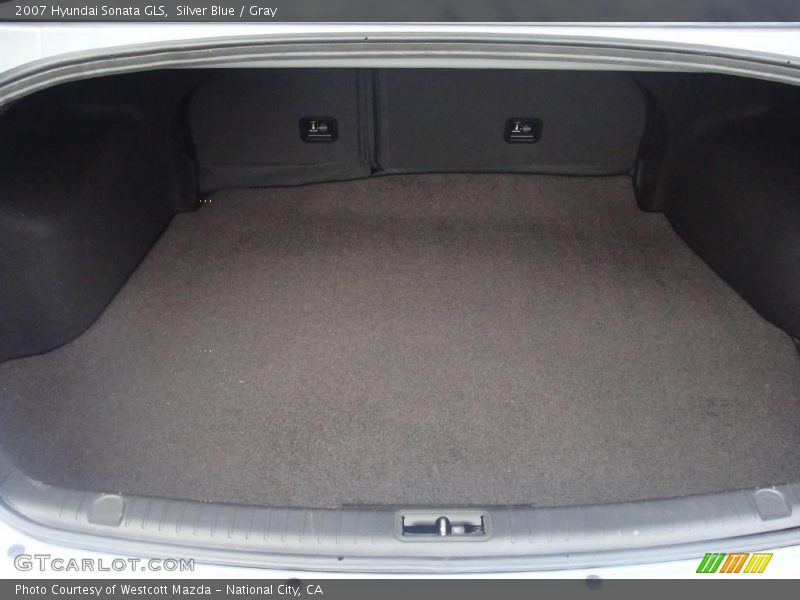 Silver Blue / Gray 2007 Hyundai Sonata GLS