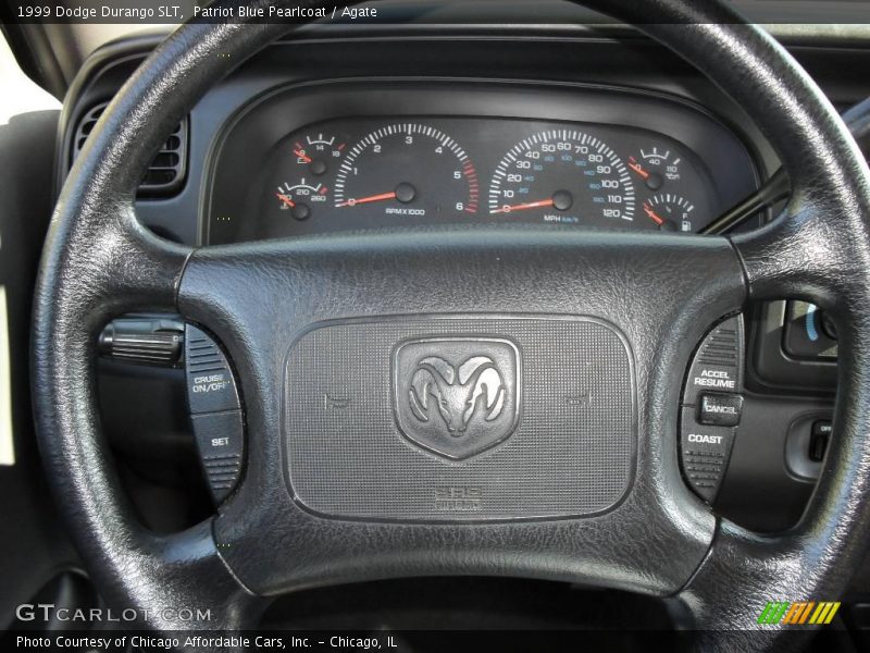 Patriot Blue Pearlcoat / Agate 1999 Dodge Durango SLT