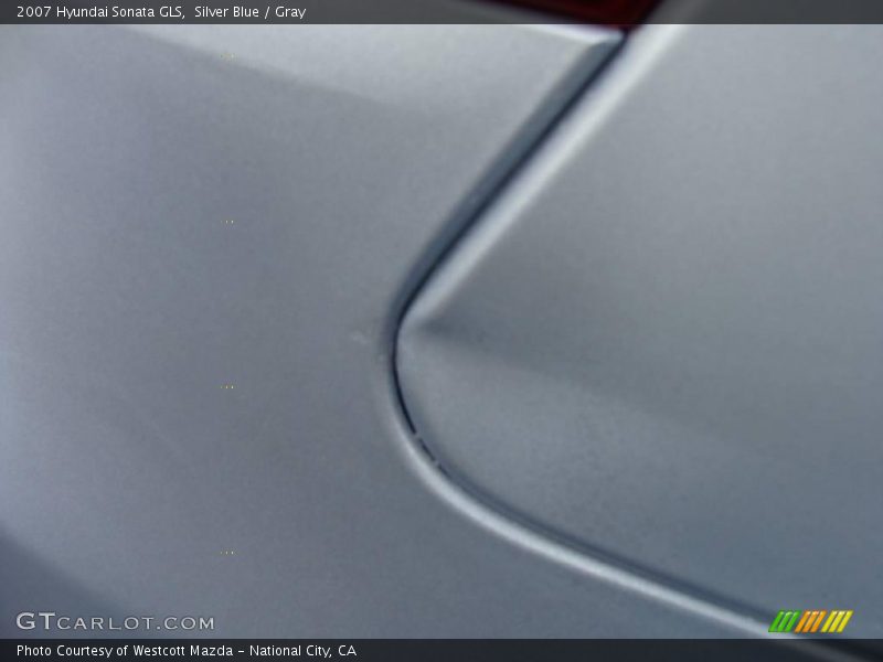 Silver Blue / Gray 2007 Hyundai Sonata GLS