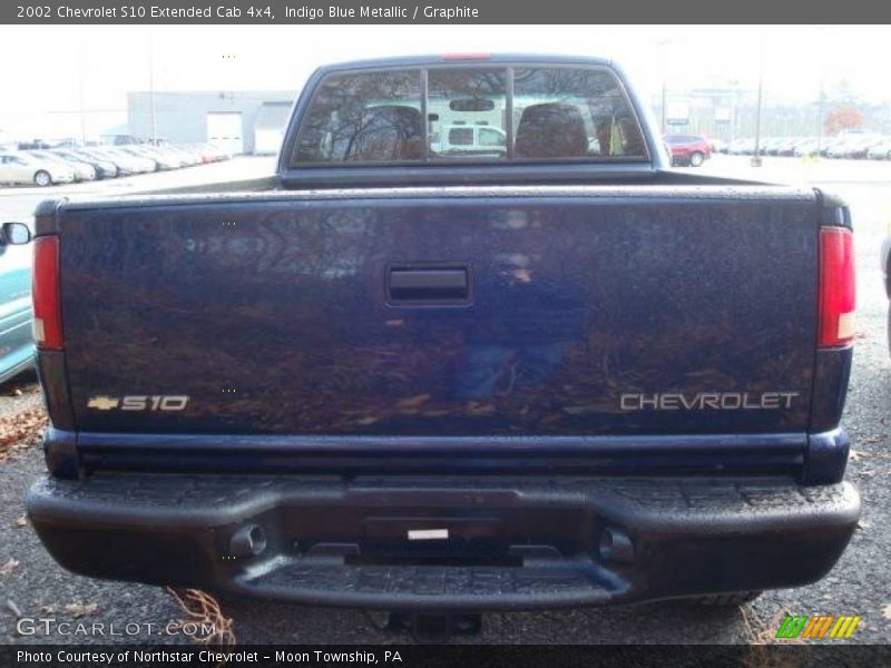 Indigo Blue Metallic / Graphite 2002 Chevrolet S10 Extended Cab 4x4
