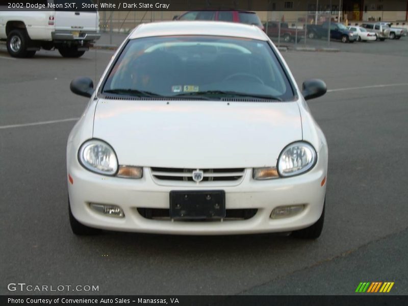 Stone White / Dark Slate Gray 2002 Dodge Neon SXT
