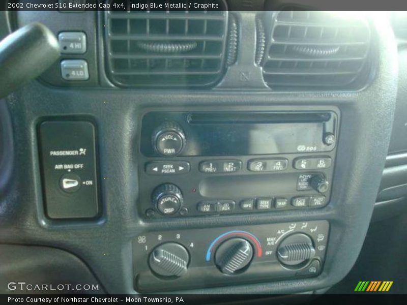 Indigo Blue Metallic / Graphite 2002 Chevrolet S10 Extended Cab 4x4