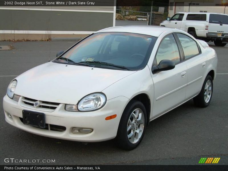 Stone White / Dark Slate Gray 2002 Dodge Neon SXT