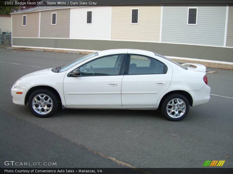 Stone White / Dark Slate Gray 2002 Dodge Neon SXT