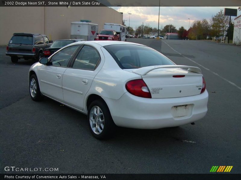 Stone White / Dark Slate Gray 2002 Dodge Neon SXT