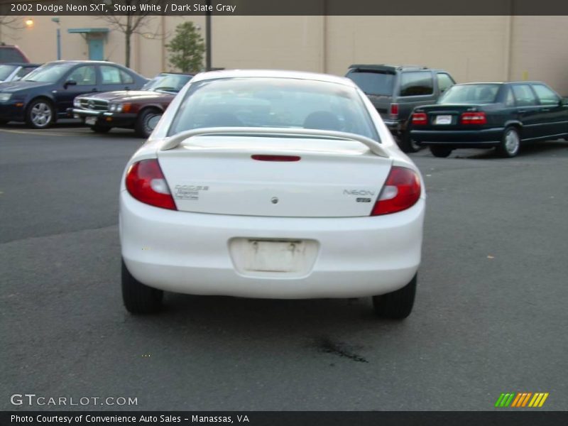 Stone White / Dark Slate Gray 2002 Dodge Neon SXT