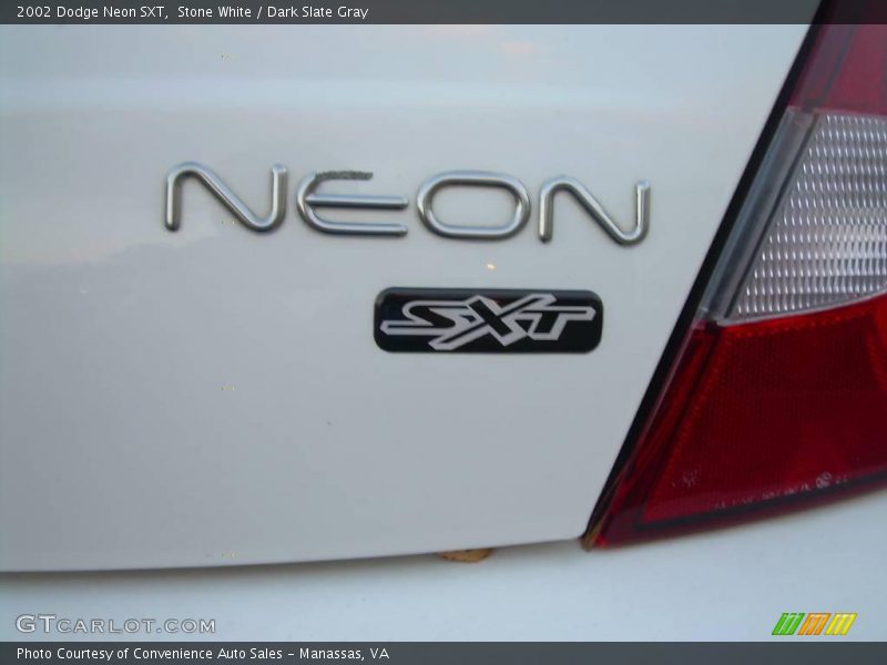 Stone White / Dark Slate Gray 2002 Dodge Neon SXT