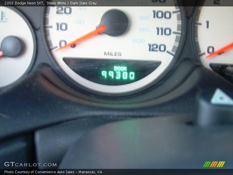 Stone White / Dark Slate Gray 2002 Dodge Neon SXT