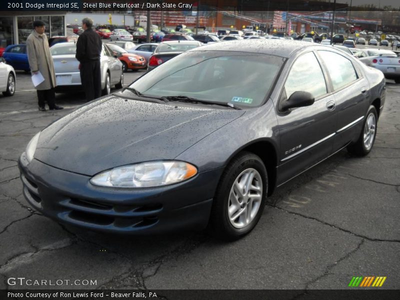 Steel Blue Pearlcoat / Dark Slate Gray 2001 Dodge Intrepid SE