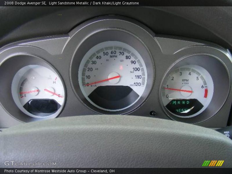 Light Sandstone Metallic / Dark Khaki/Light Graystone 2008 Dodge Avenger SE