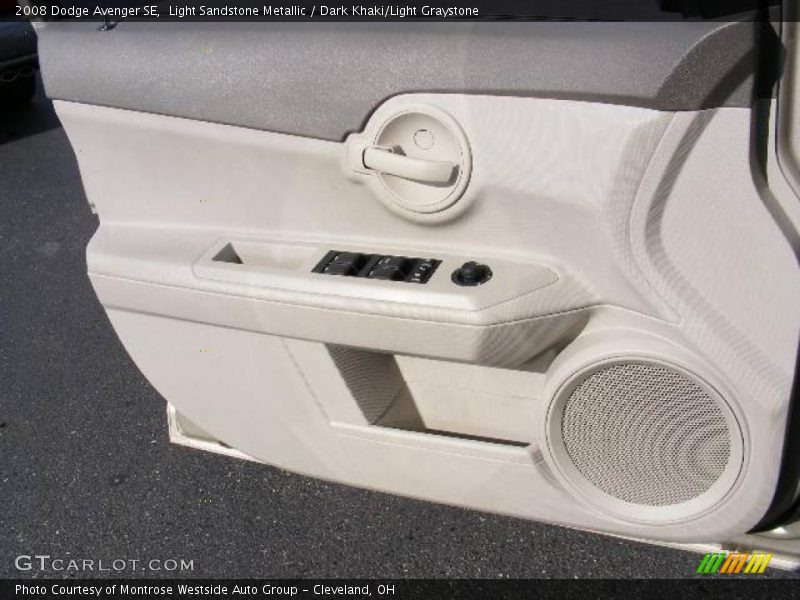 Light Sandstone Metallic / Dark Khaki/Light Graystone 2008 Dodge Avenger SE