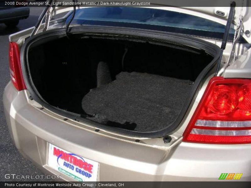 Light Sandstone Metallic / Dark Khaki/Light Graystone 2008 Dodge Avenger SE